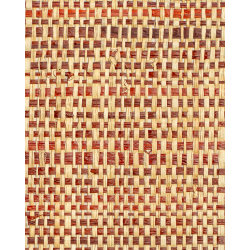 Natural & Sandalwood Two-Tone Raffia Wall Covering