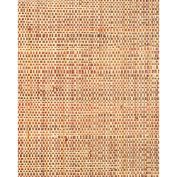 Natural & Sandalwood Two-Tone Raffia Wall Covering