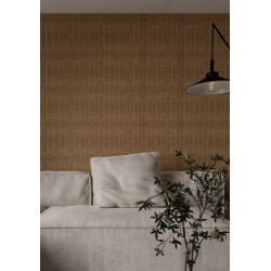 Natural & Coconut Two-Tone Raffia Wall Covering