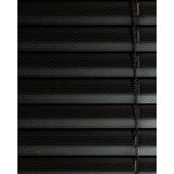 Store Alu Microperforé latte 25mm Noir