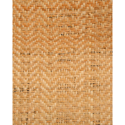 Tissage Raphia Chevron- Naturel & Rotin
