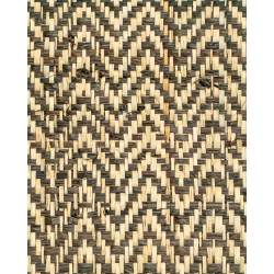 Tissage Rabane Langarana Noire Zig Zag