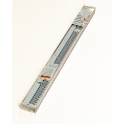 White Micro Perforated Aluminum Blind 25mm