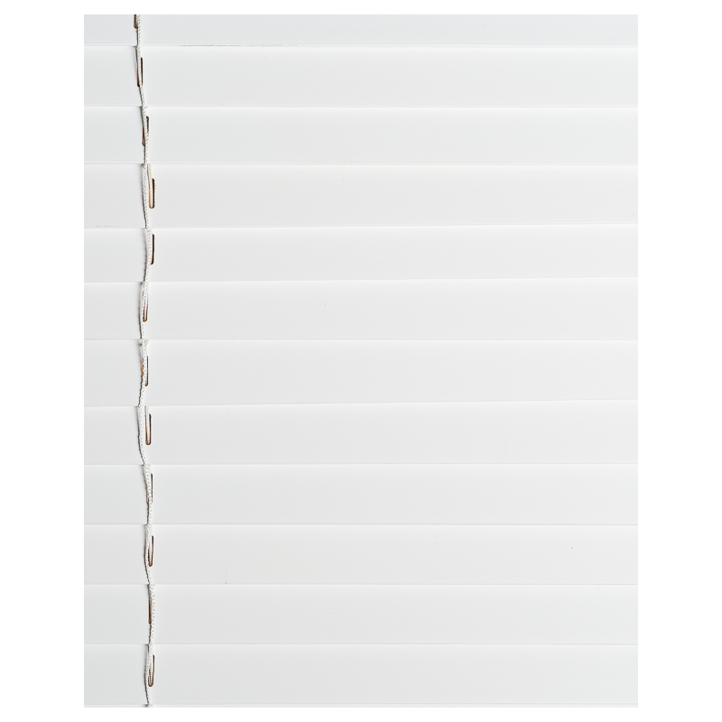  White Wood Blind slat  35mm 