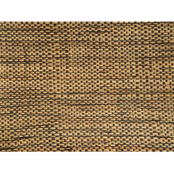 Tissage Raphia Bicolore Maille Fine-Naturel & Indigo