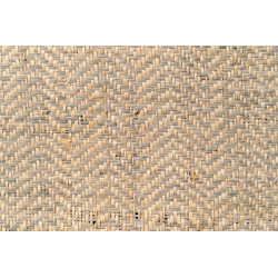 Tissage Raphia Chevron-Naturel et Lin