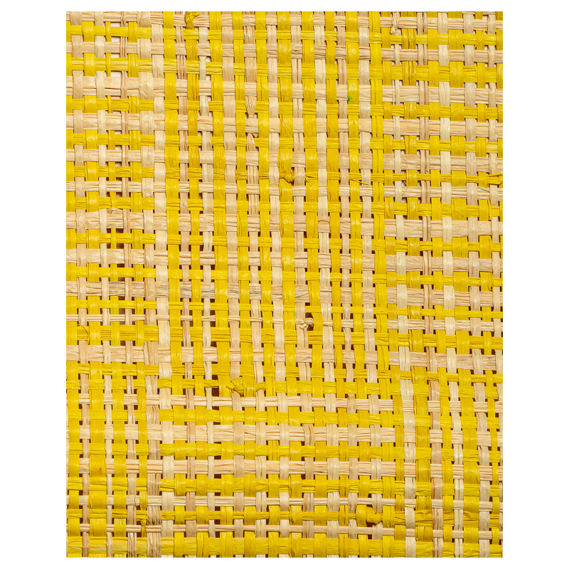 Mechanic Raffia Rabane Langarana Natural Yellow Mix widht 120cm