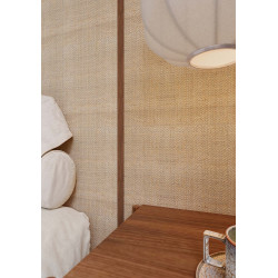 Tissage Raphia Chevron-Naturel et Lin