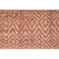 Tissage  Langarana Raphia et Banane Bordeaux -90cm
