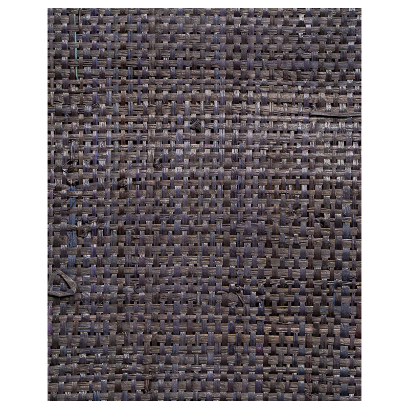 Plain Indigo Fine Raffia Weaving