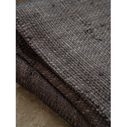 Tissage Raphia Uni Maille Fine-Indigo