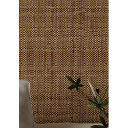 Revêtement Mural Raphia Bicolore Naturel et Cocotier