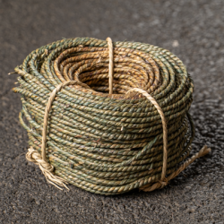 Cordon Végétal Torsadé  2.5/3mm Anthracite