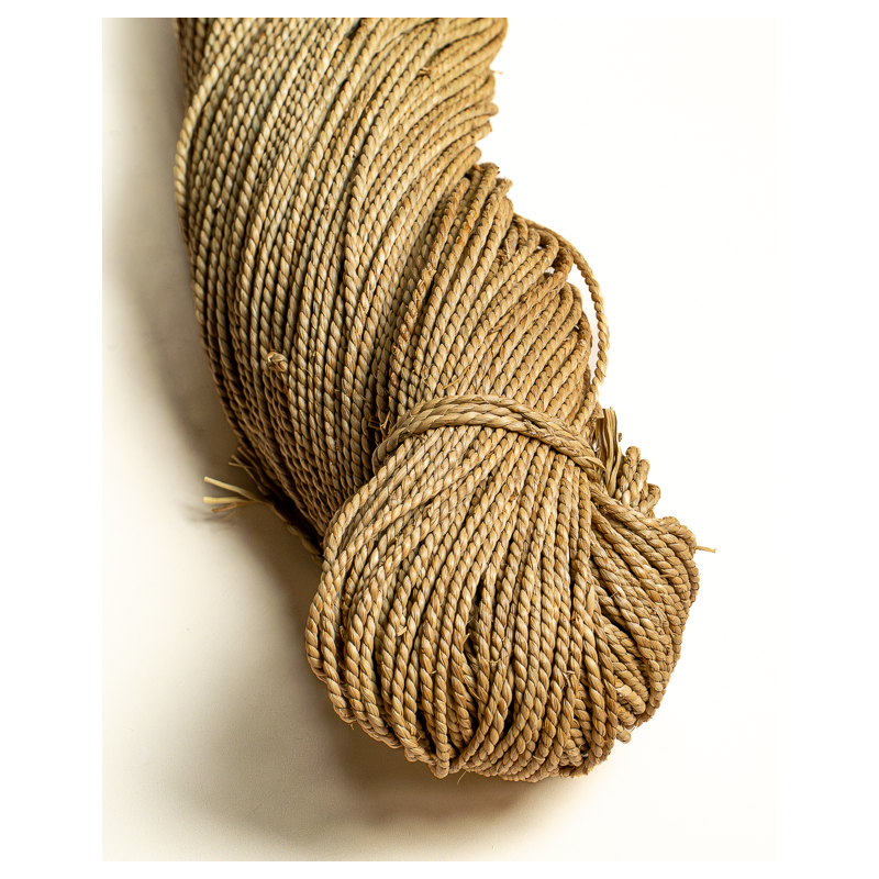 Cordon Végétal Torsadé 2.5/3mm  (Floche +/-2kgs)