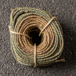 Cordon Végétal Torsadé  2.5/3mm Anthracite