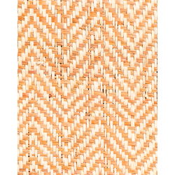 Tissage Raphia chevron- Naturel et Ambre