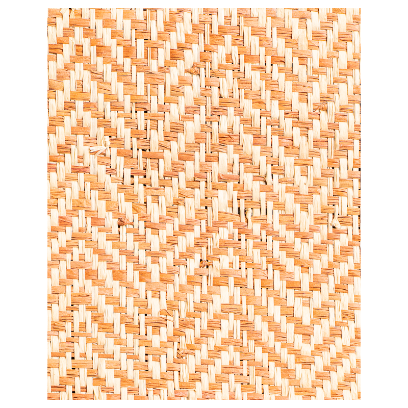 Tissage Raphia chevron- Naturel et Ambre