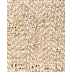 Tissage Raphia Chevron-Naturel et Lin