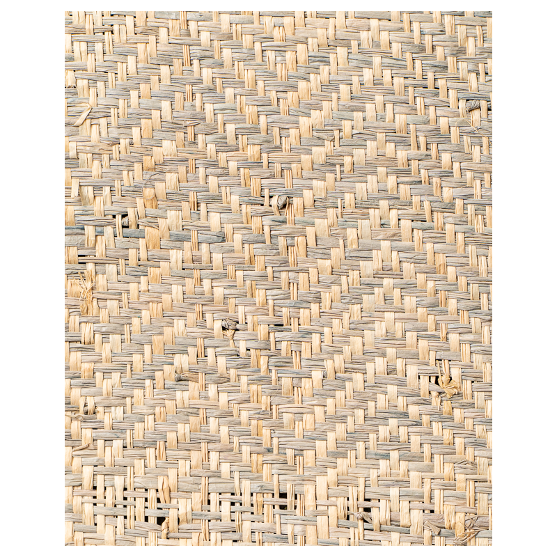 Tissage Raphia Chevron-Naturel et Lin