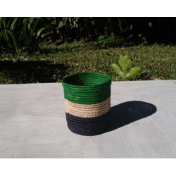 Green raffia