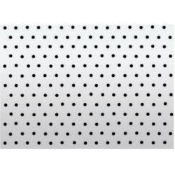 White Micro Perforated Aluminum Blind 25mm