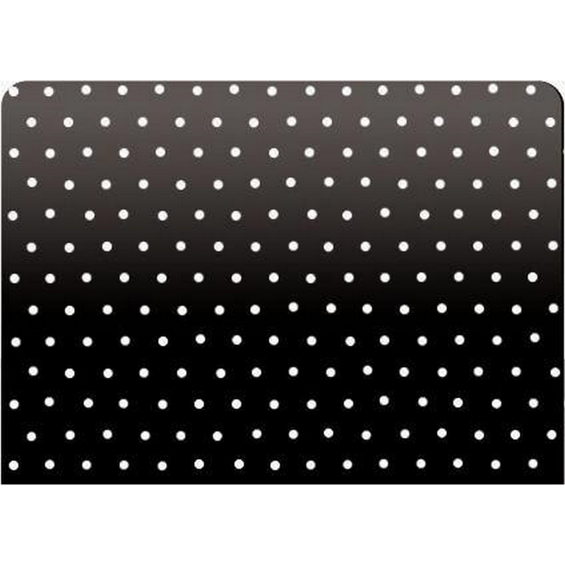  Black Micro Perforated Aluminum Blind 25mm