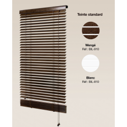  White Wood Blind slat  35mm 